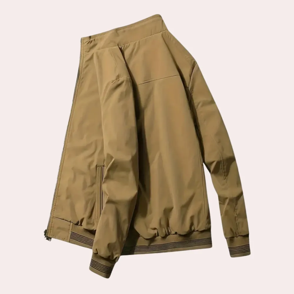 Bomber Sage™ | Men's Army Green Bomber Jacket | Lightweight, Breathable, All-Season Design
