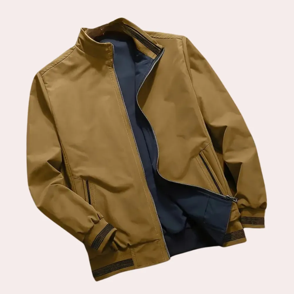 Bomber Sage™ | Men's Army Green Bomber Jacket | Lightweight, Breathable, All-Season Design
