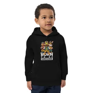 Born to be Awesome Kids eco hoodie