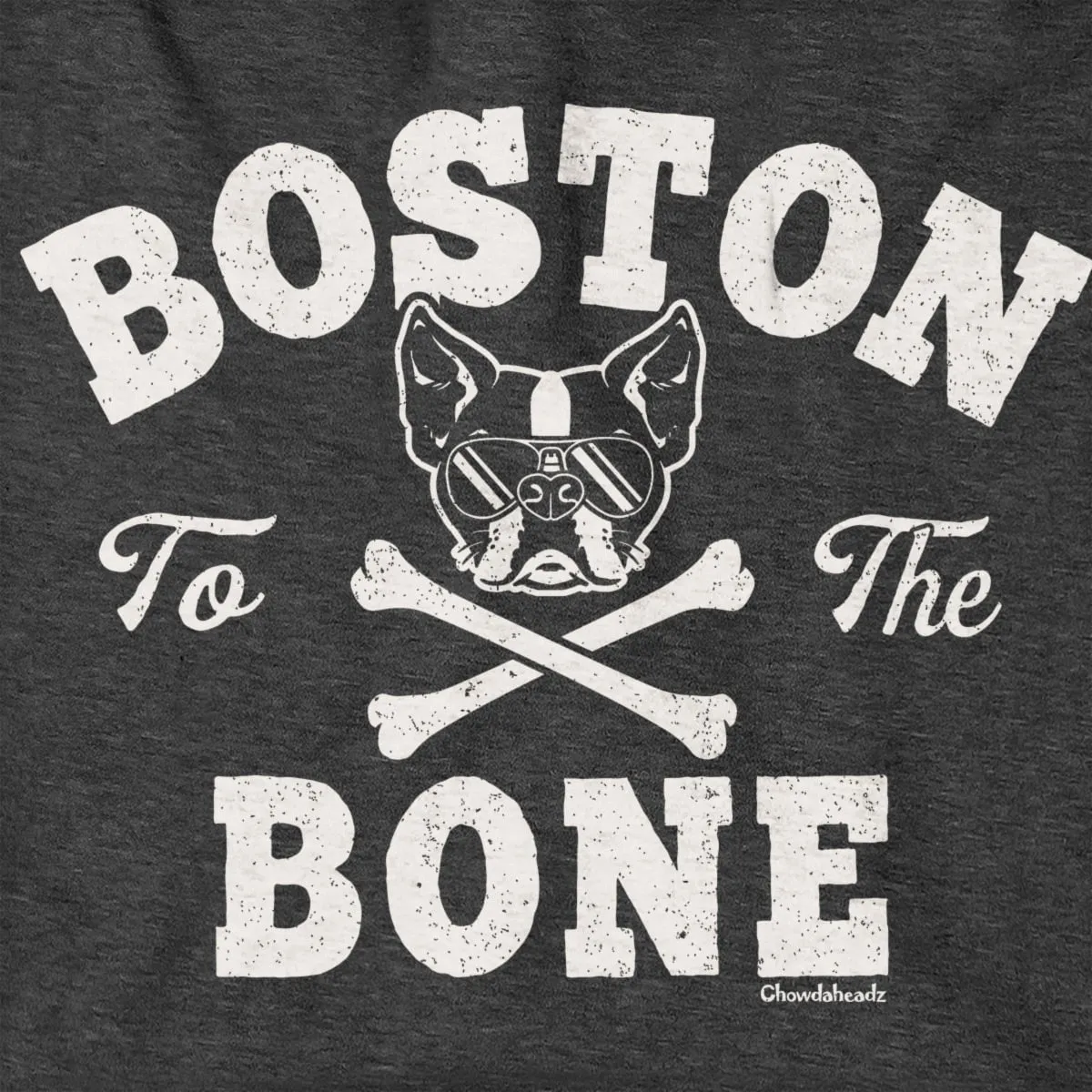Boston To The Bone Terrier Hoodie