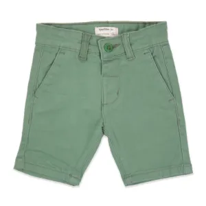 Boys Green Chino Shorts
