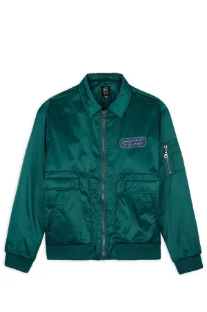 BRAIN DEAD BD BOMBER JACKET MALLARD