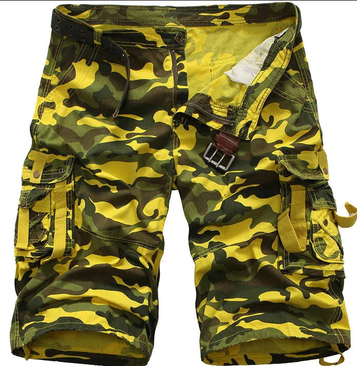 Brand men's shorts camouflage mens shorts cotton casual fashion shorts men military man shorts
