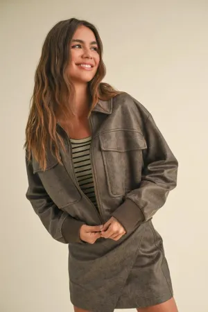 Brown Bomber Jacket