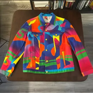 Bruce Glen Juicy Denim Jacket Multicolor Unisex Jacket Size M