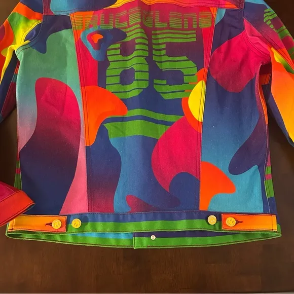 Bruce Glen Juicy Denim Jacket Multicolor Unisex Jacket Size M