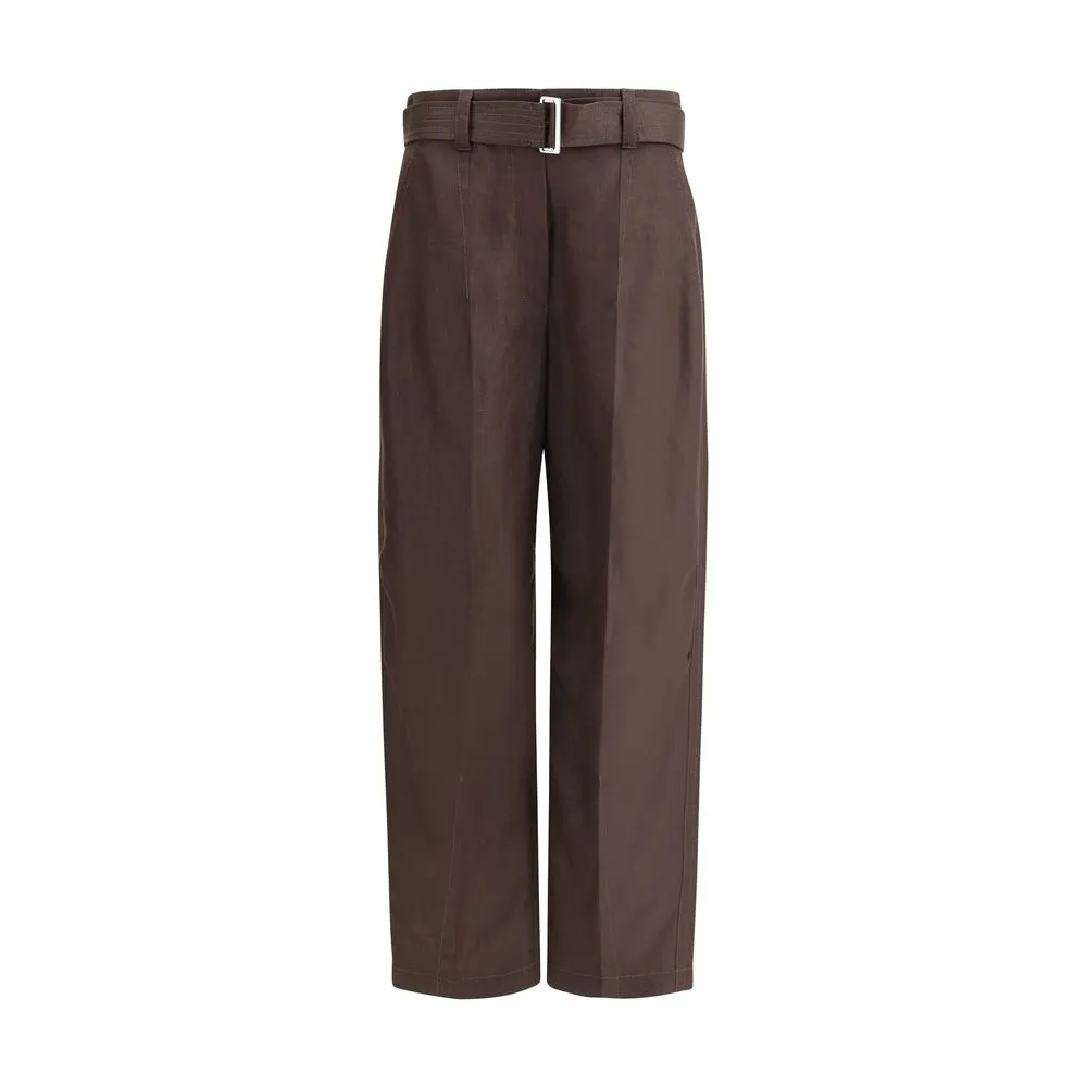 Brunello Cucinelli Belted linen Pants