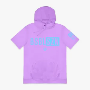 BSBL-SZN Short Sleeve Hoodie V2 - Lavender/Light Blue