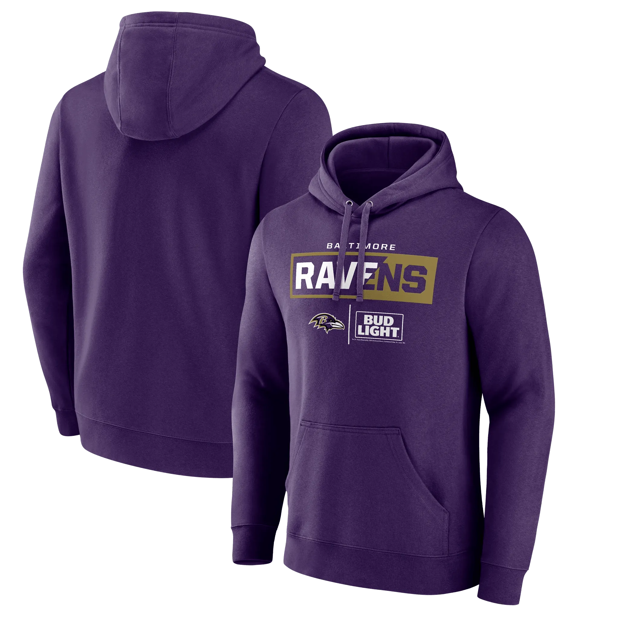 Bud Light Baltimore Ravens Team Hoodie