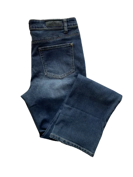 Buffalo Mid-Rise Straight Leg Stretch Jeans