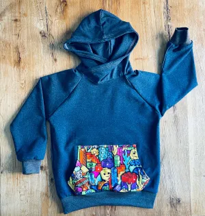 Building Blocks Hoodie - Age 8