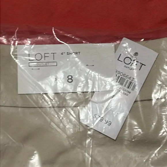 Bundle of 4 Ann Taylor Loft outlet 4” chino shorts