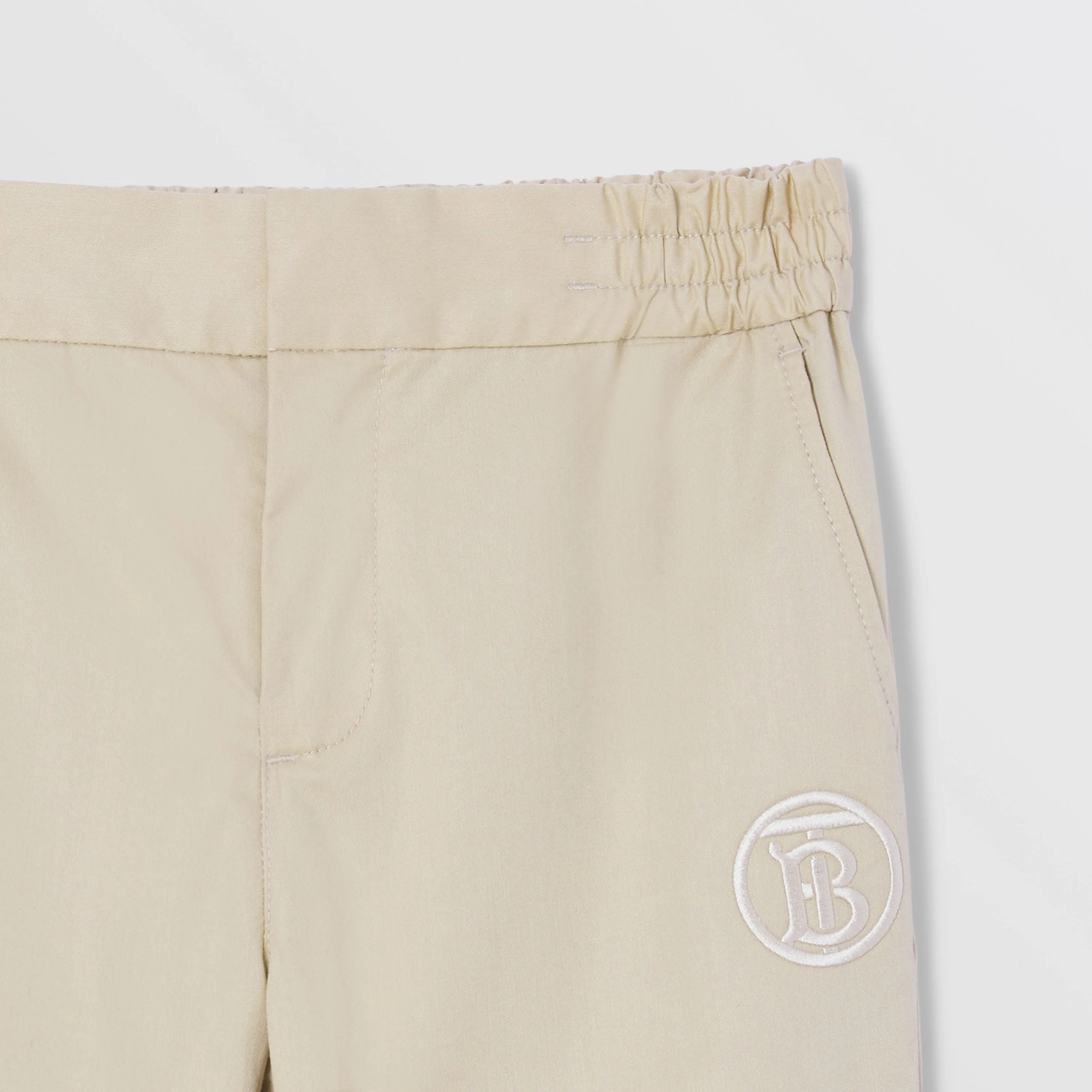 Burberry Monogram Motif Cotton Trousers