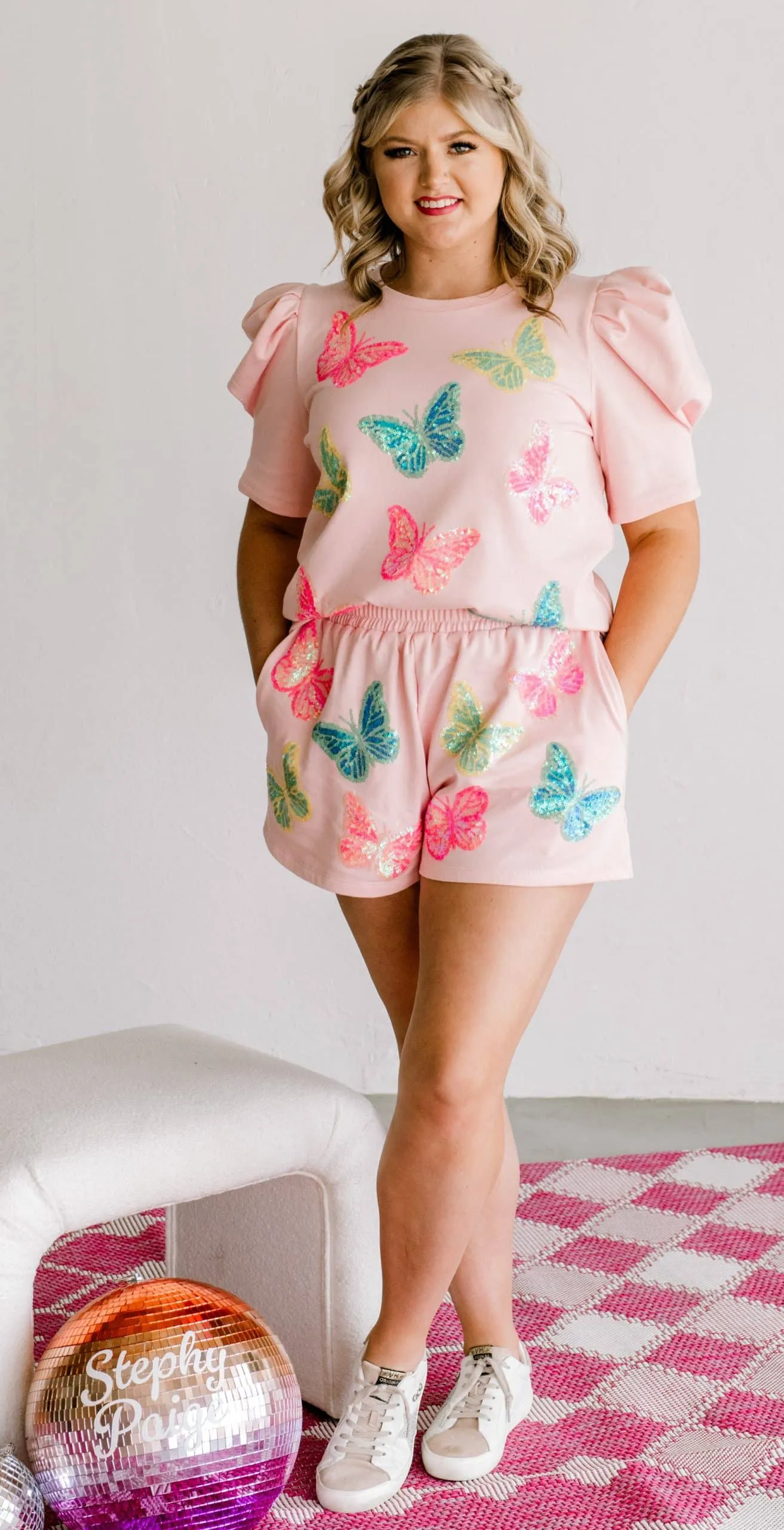 Butterfly Bling Short