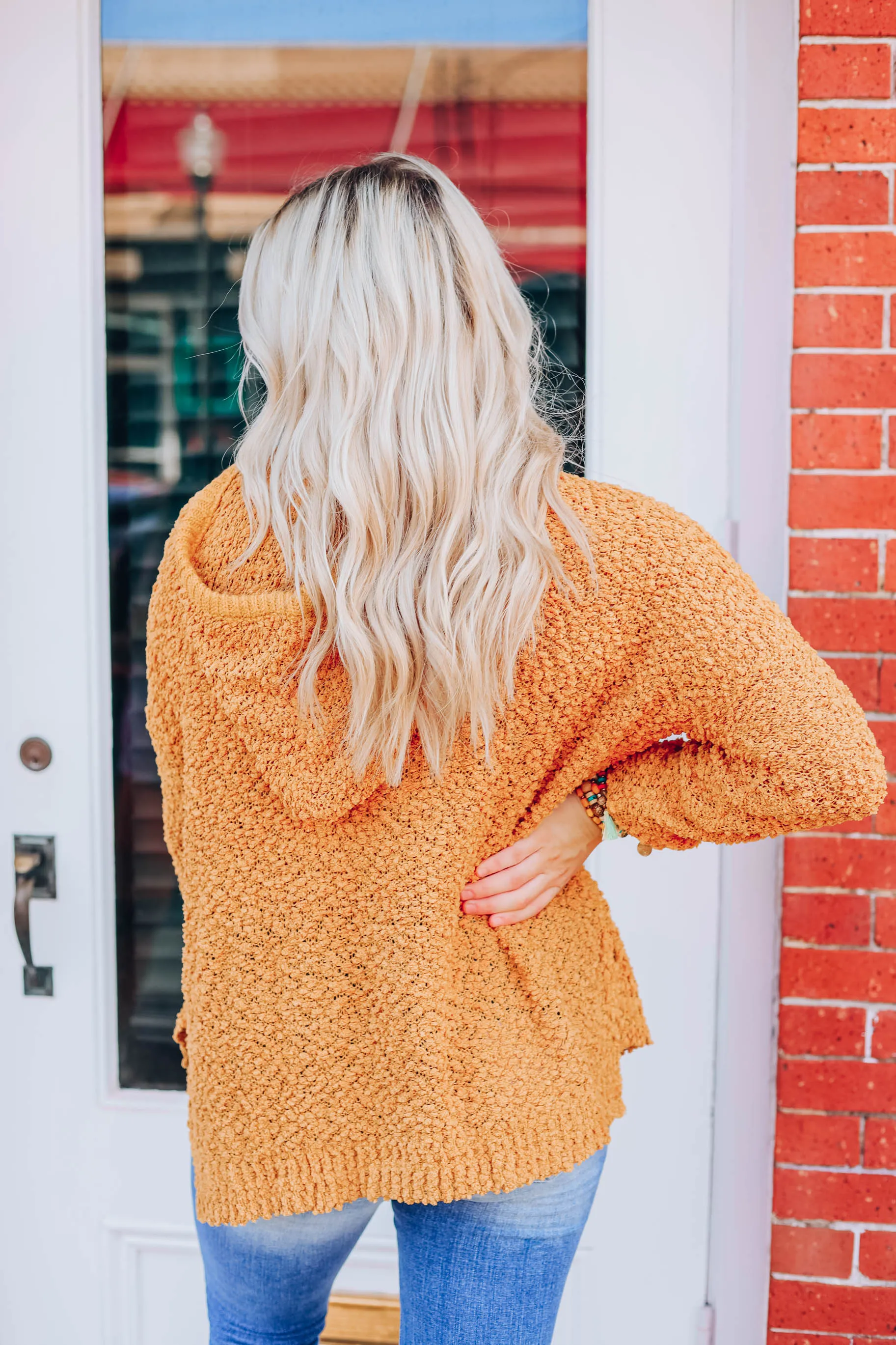 Buttery Soft Popcorn Hoodie - Mustard