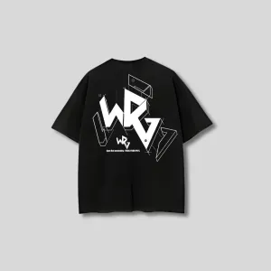 CAMISETA OVERSIZE ANAGRAMA - BLACK