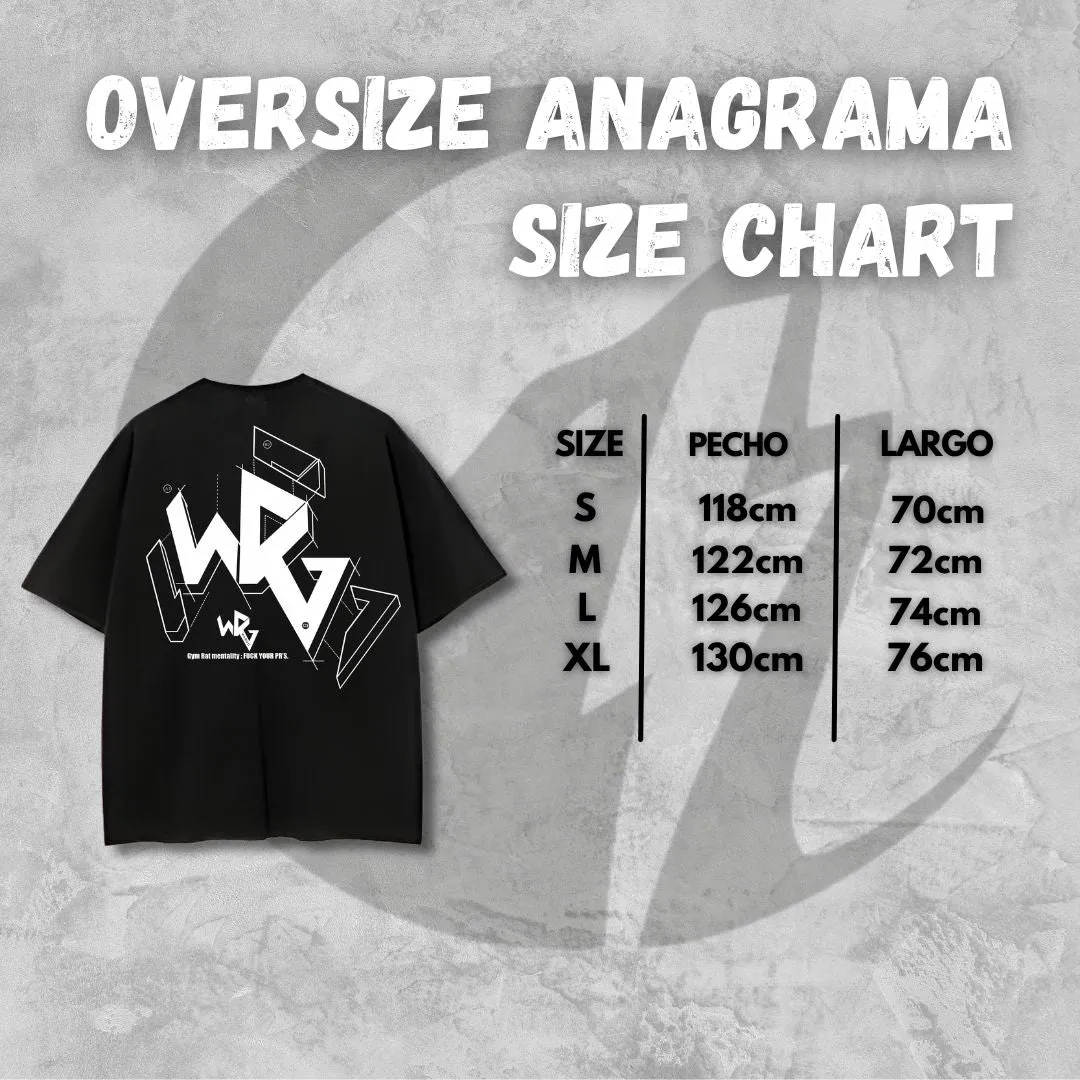 CAMISETA OVERSIZE ANAGRAMA - GRAY