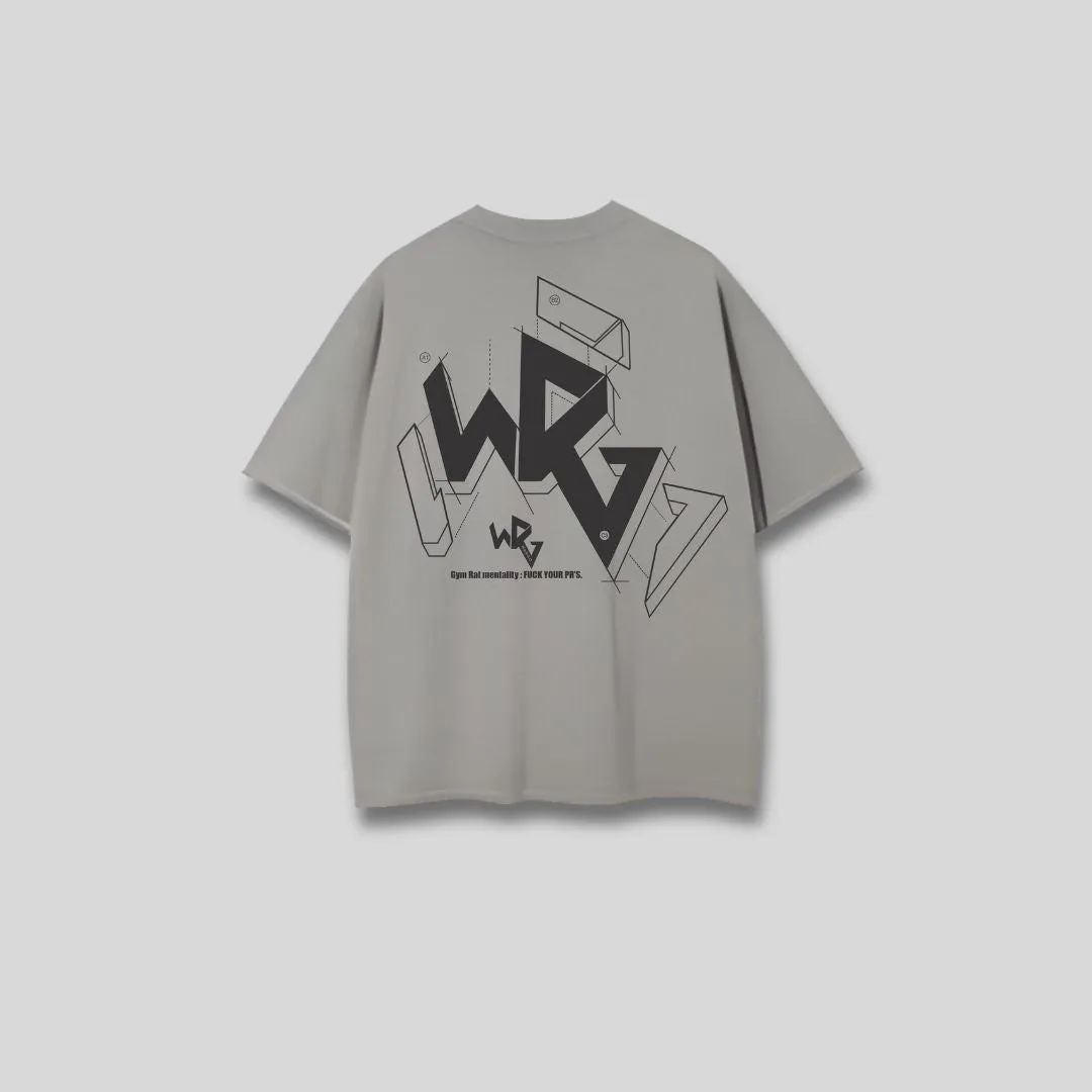 CAMISETA OVERSIZE ANAGRAMA - GRAY