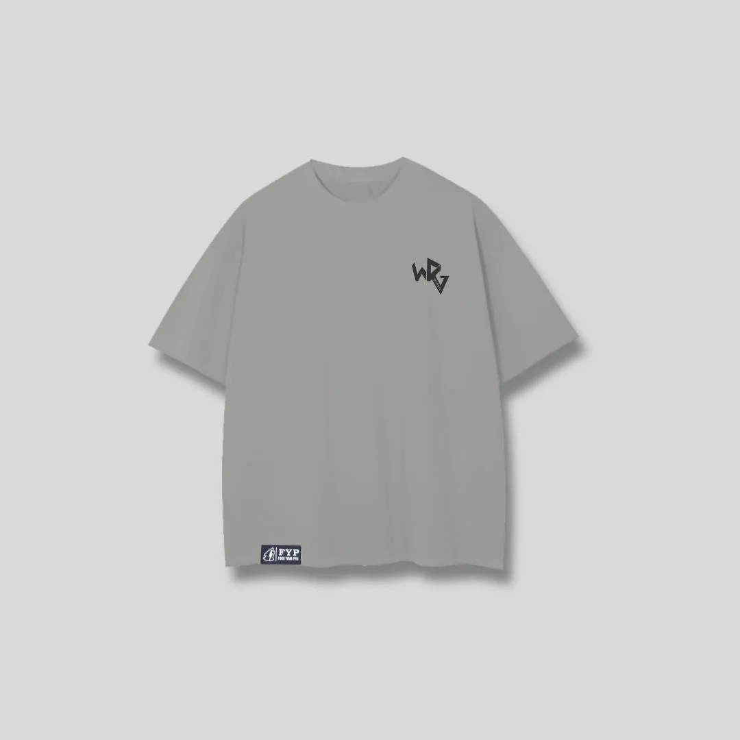 CAMISETA OVERSIZE ANAGRAMA - GRAY