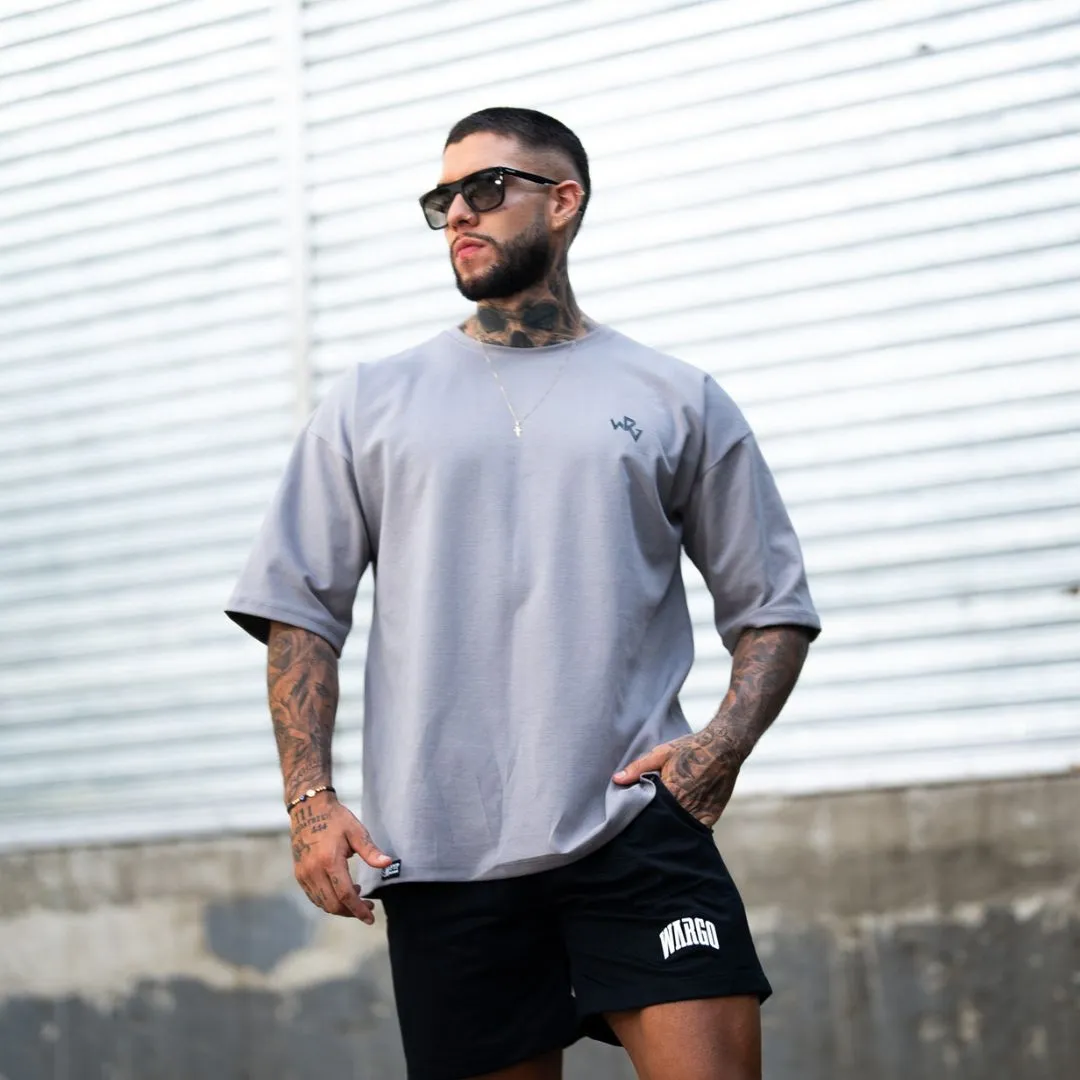 CAMISETA OVERSIZE ANAGRAMA - GRAY
