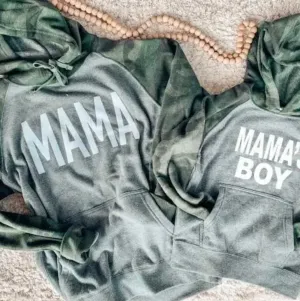 Camo "MAMAS BOY" Hoodie