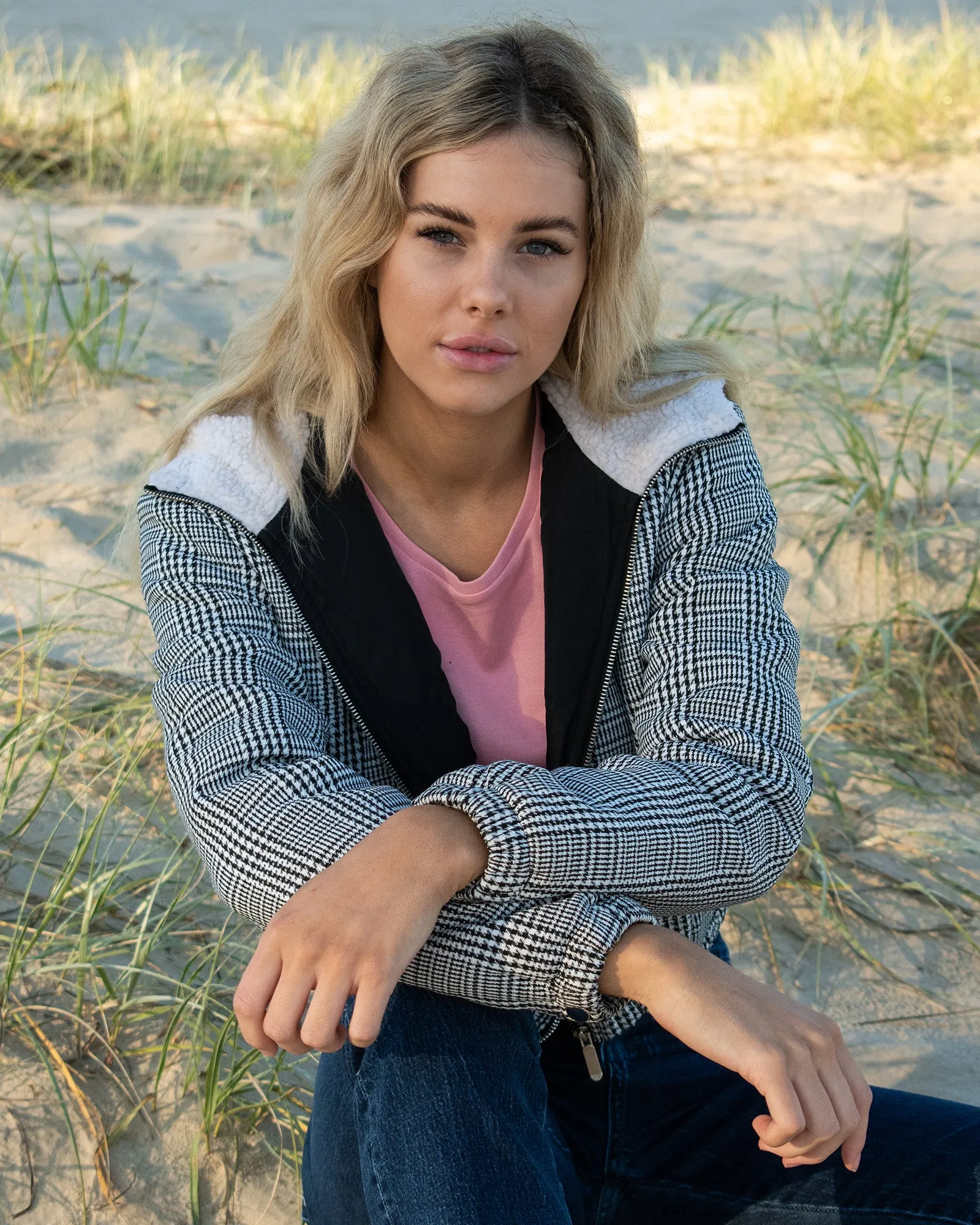 Capri Cropped Bomber Jacket