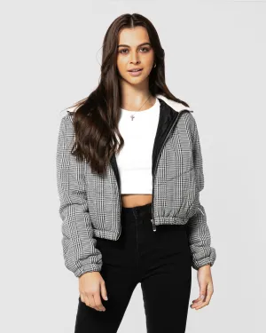 Capri Cropped Bomber Jacket