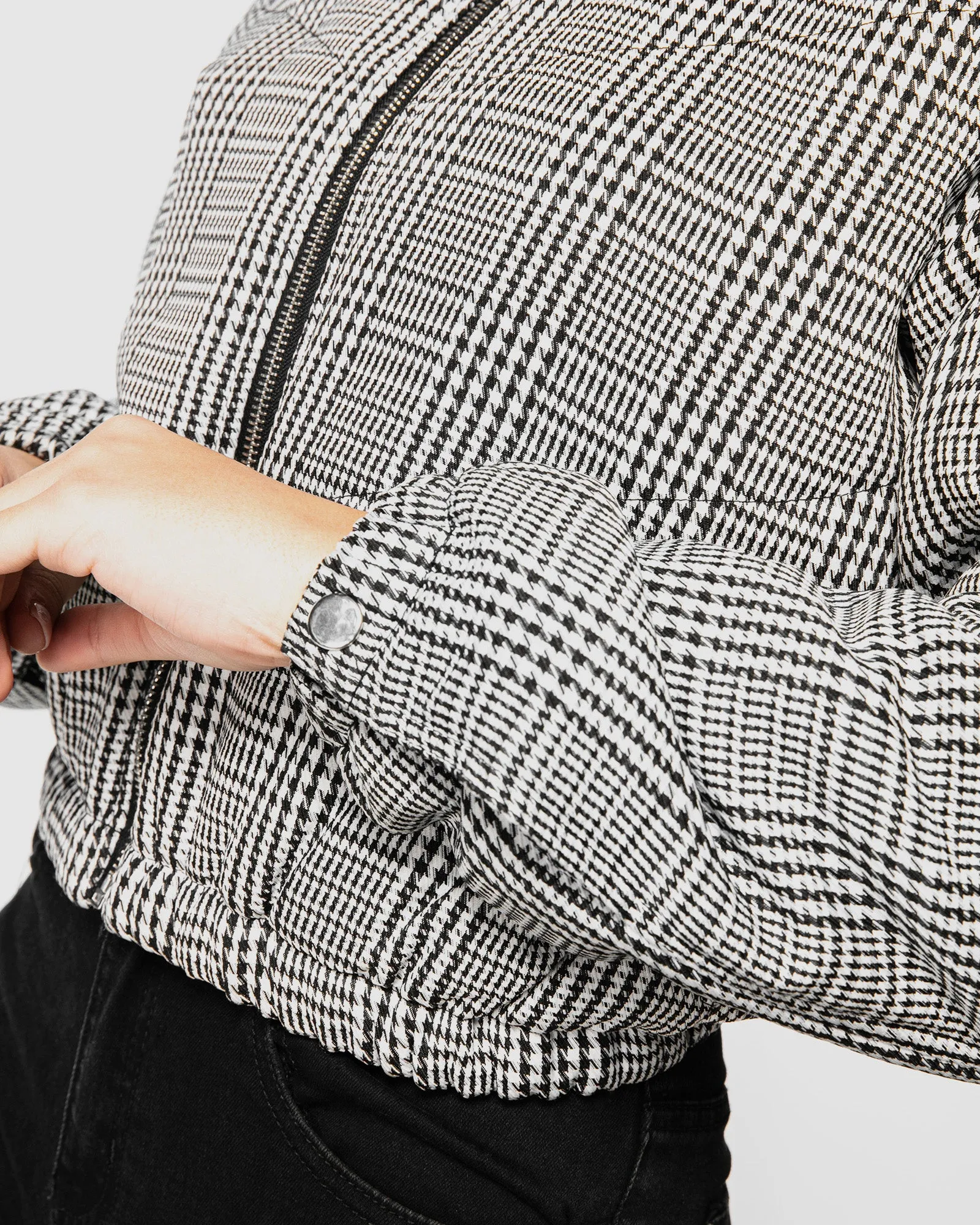 Capri Cropped Bomber Jacket