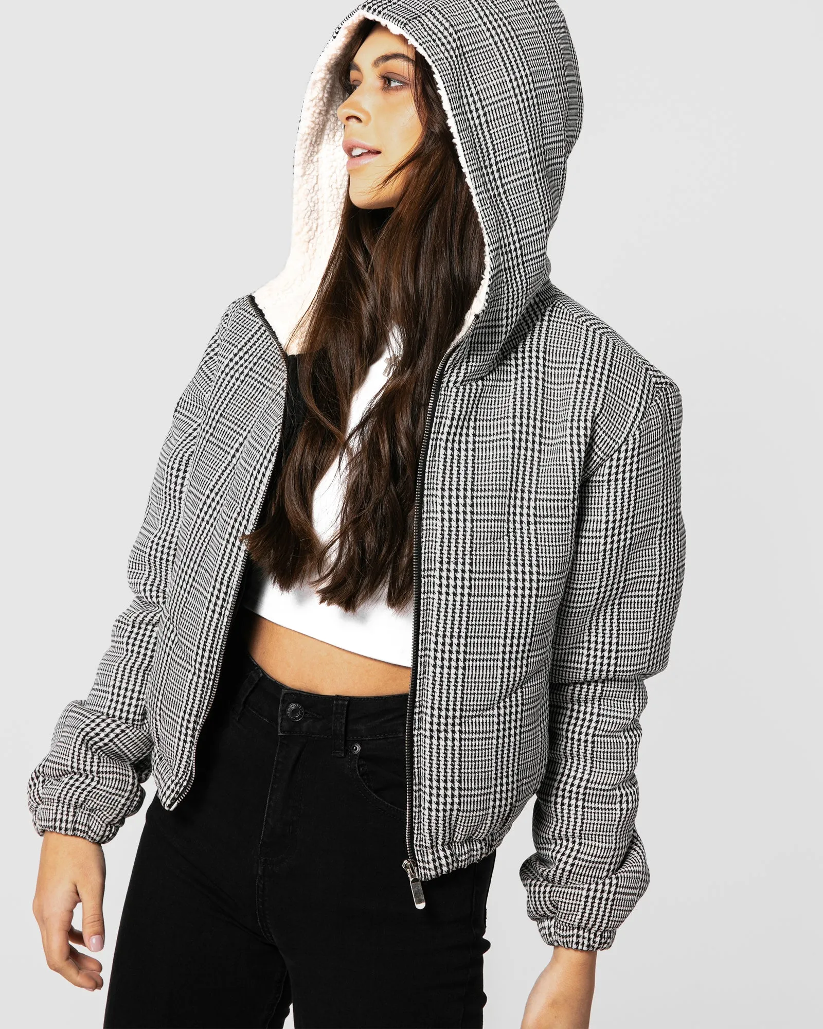 Capri Cropped Bomber Jacket