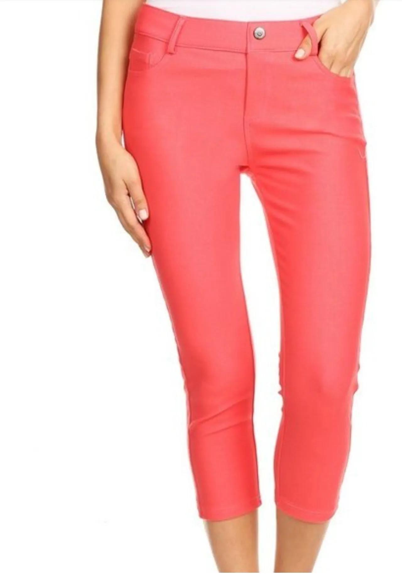 Capri Pull on Jeans