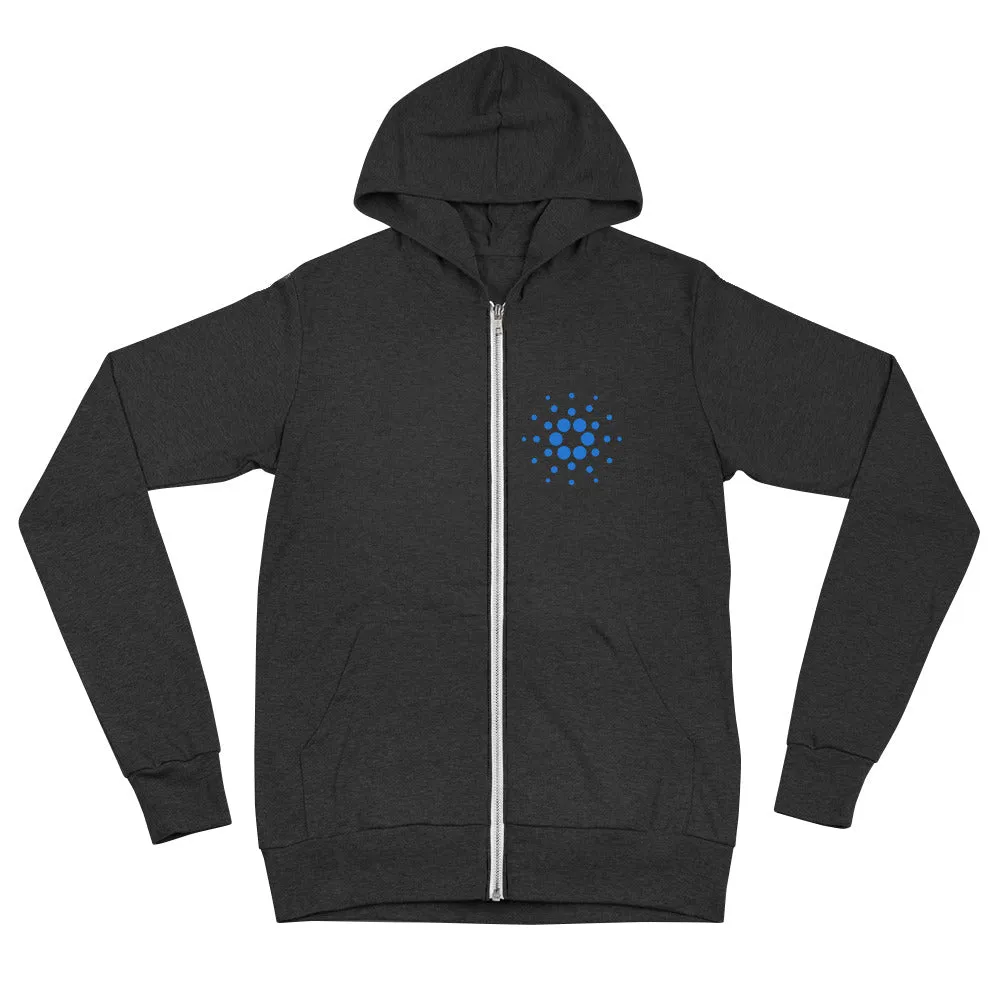 Cardano Unisex zip hoodie