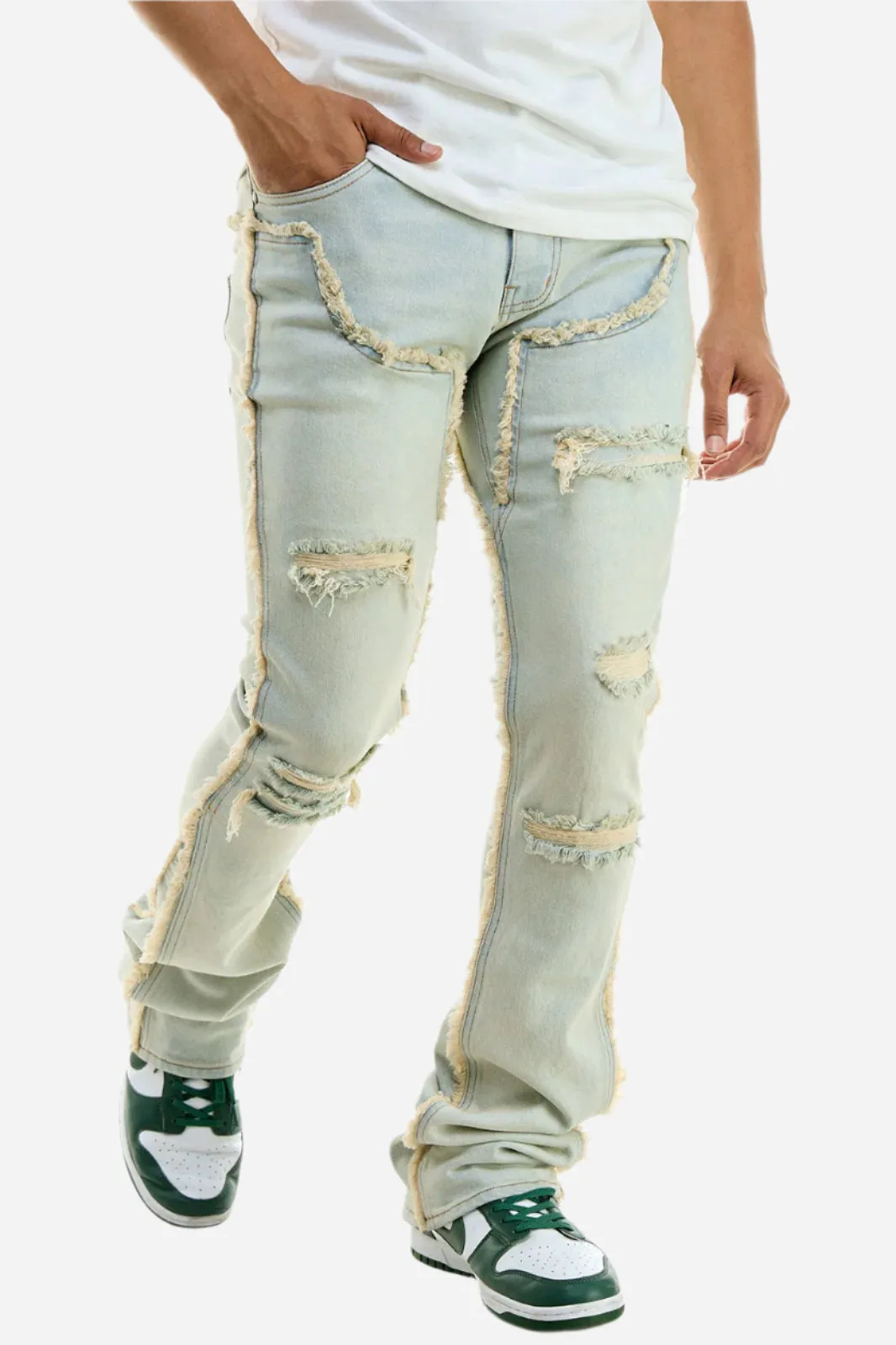 Carpenter Skinny Flare Jeans - Stacked Flare Fit