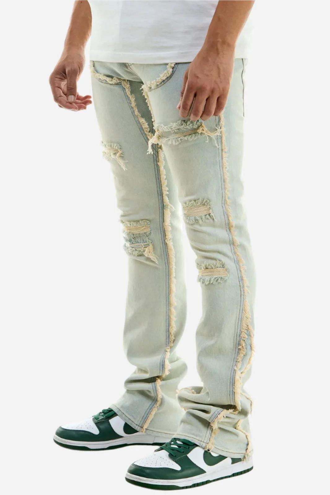 Carpenter Skinny Flare Jeans - Stacked Flare Fit