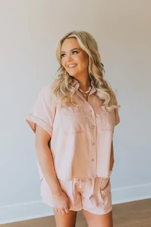 Casual Outing Top - Pink