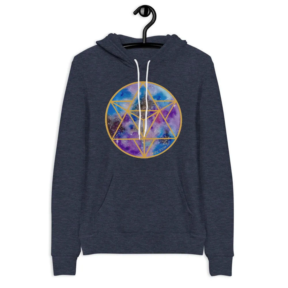 Celestial Merkabah (GOLD) Unisex hoodie
