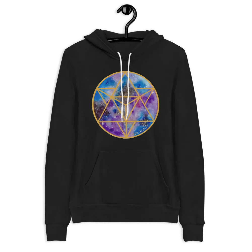 Celestial Merkabah (GOLD) Unisex hoodie