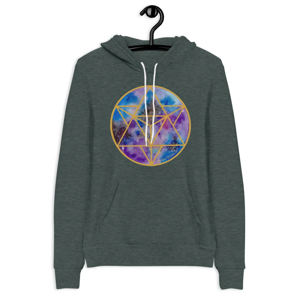 Celestial Merkabah (GOLD) Unisex hoodie