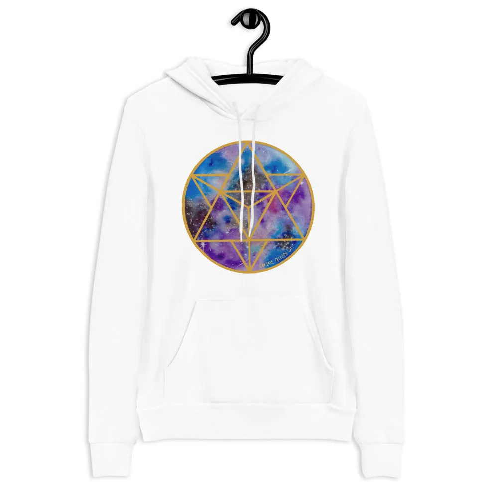 Celestial Merkabah (GOLD) Unisex hoodie