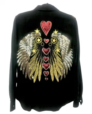 Chakras Denim Shirt /Jacket