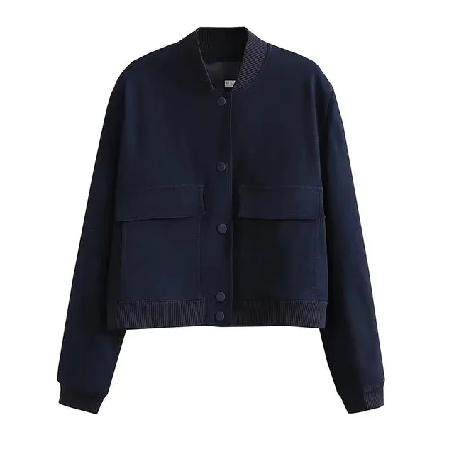 Charming Bomber Jacket for Ladies