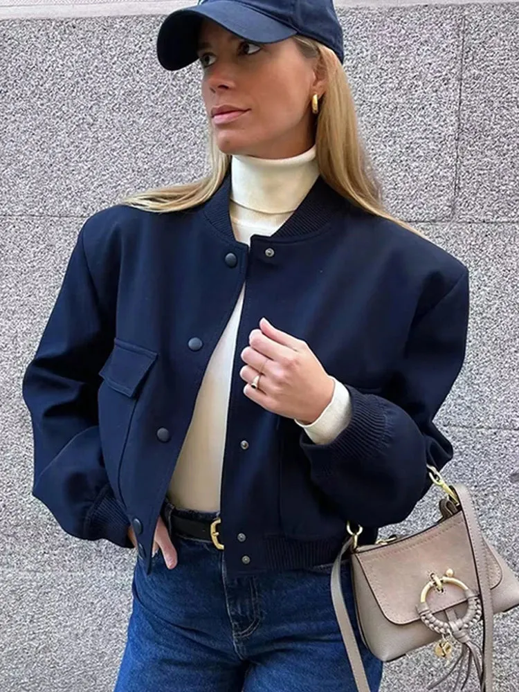 Charming Bomber Jacket for Ladies