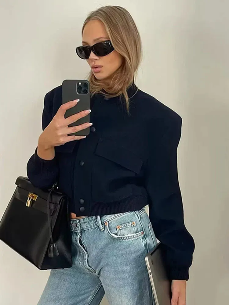 Charming Bomber Jacket for Ladies