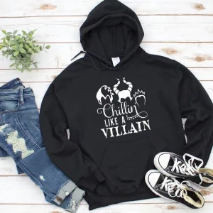 Chillin' Like a Villain Hoodie | Customisable Halloween Hoodie