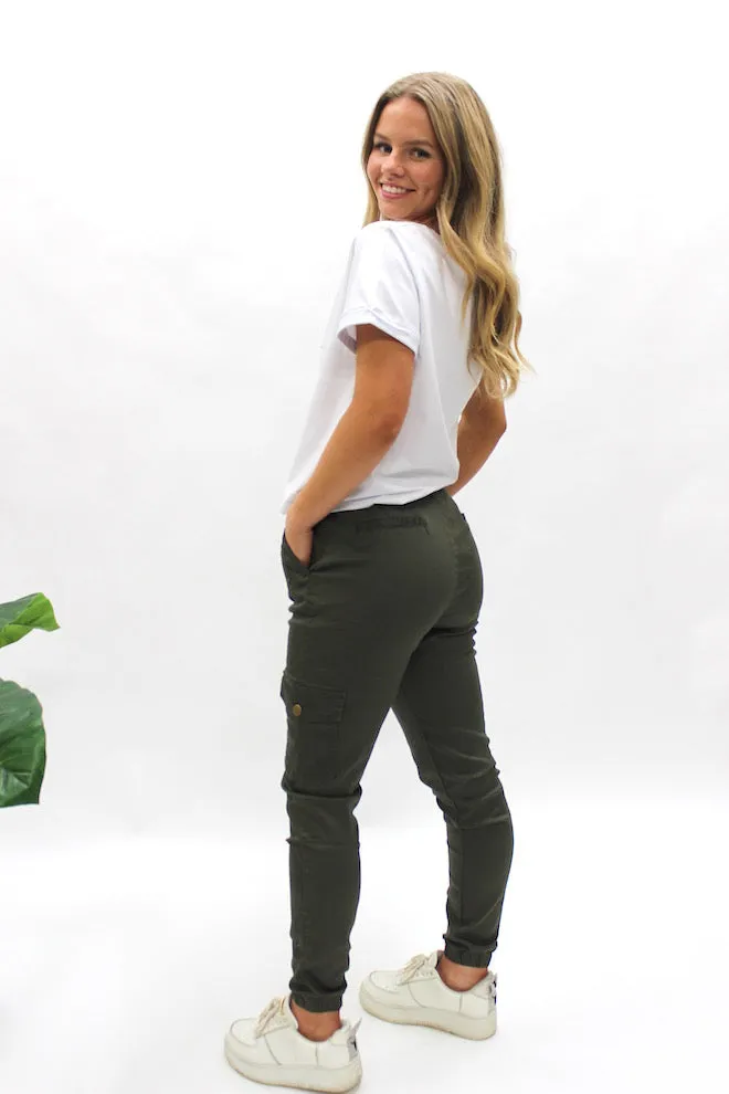 Chino Cargo Pant - Khaki