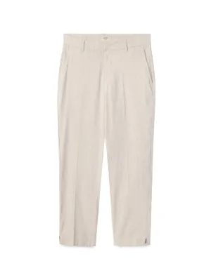 Chino pants with linen