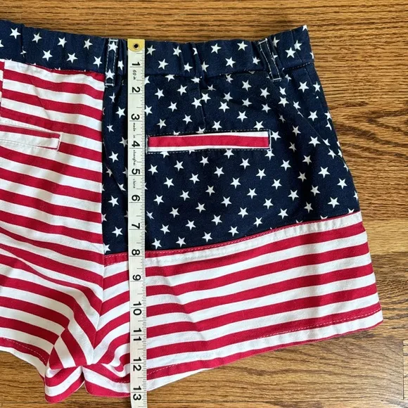 Chubbies Women’s Shorts | Medium | “The Miss Mericas” | Red, White and Blue