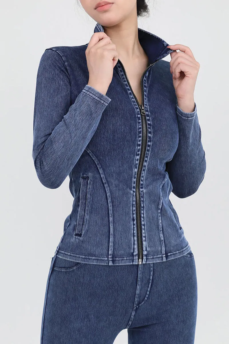 CK0679 Stretch Denim Jacket
