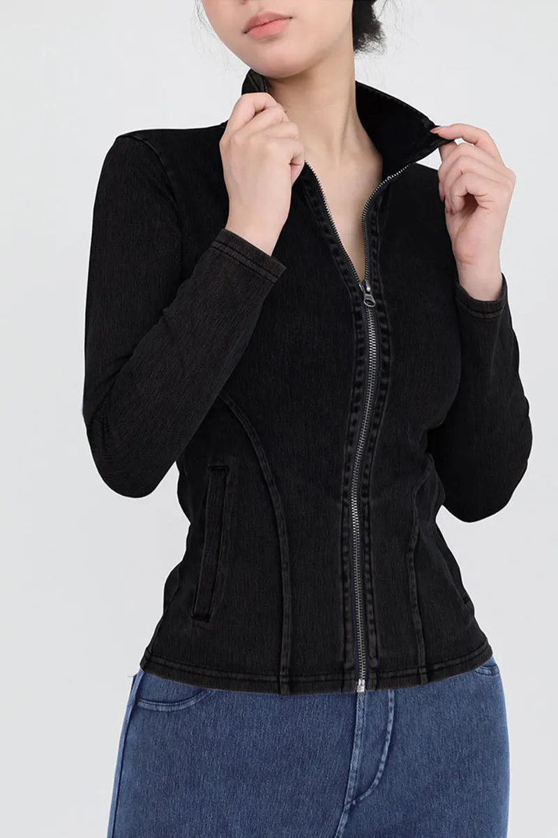 CK0679 Stretch Denim Jacket