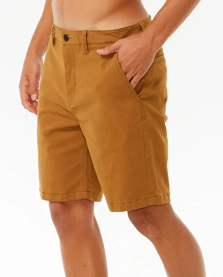 Classic Surf Chino Walkshort - Gold