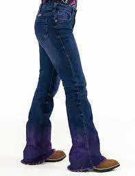 CLGJTDPR Girls Jeans Cowgirl Tuff "Take A Dip Purple"